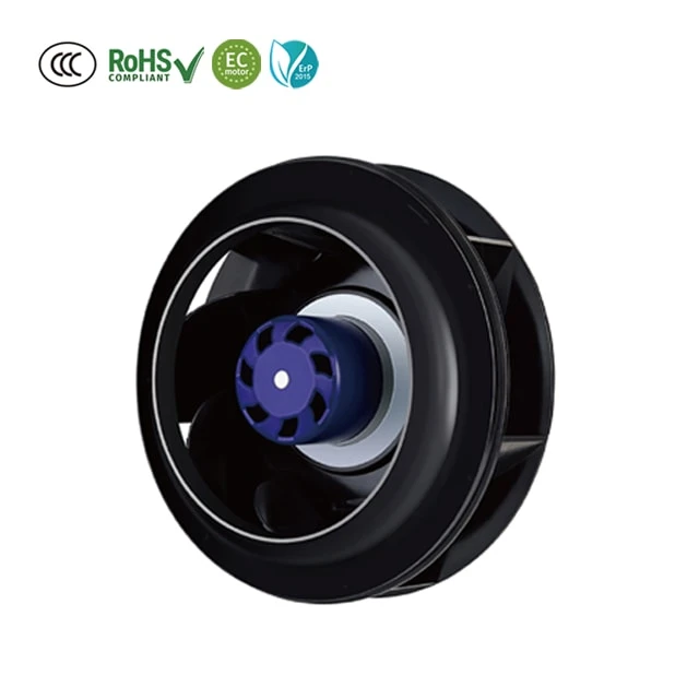 225mm Ip55 10v Speed Control EC Backward Curved Industrial Cooling Radial Centrifugal Fan